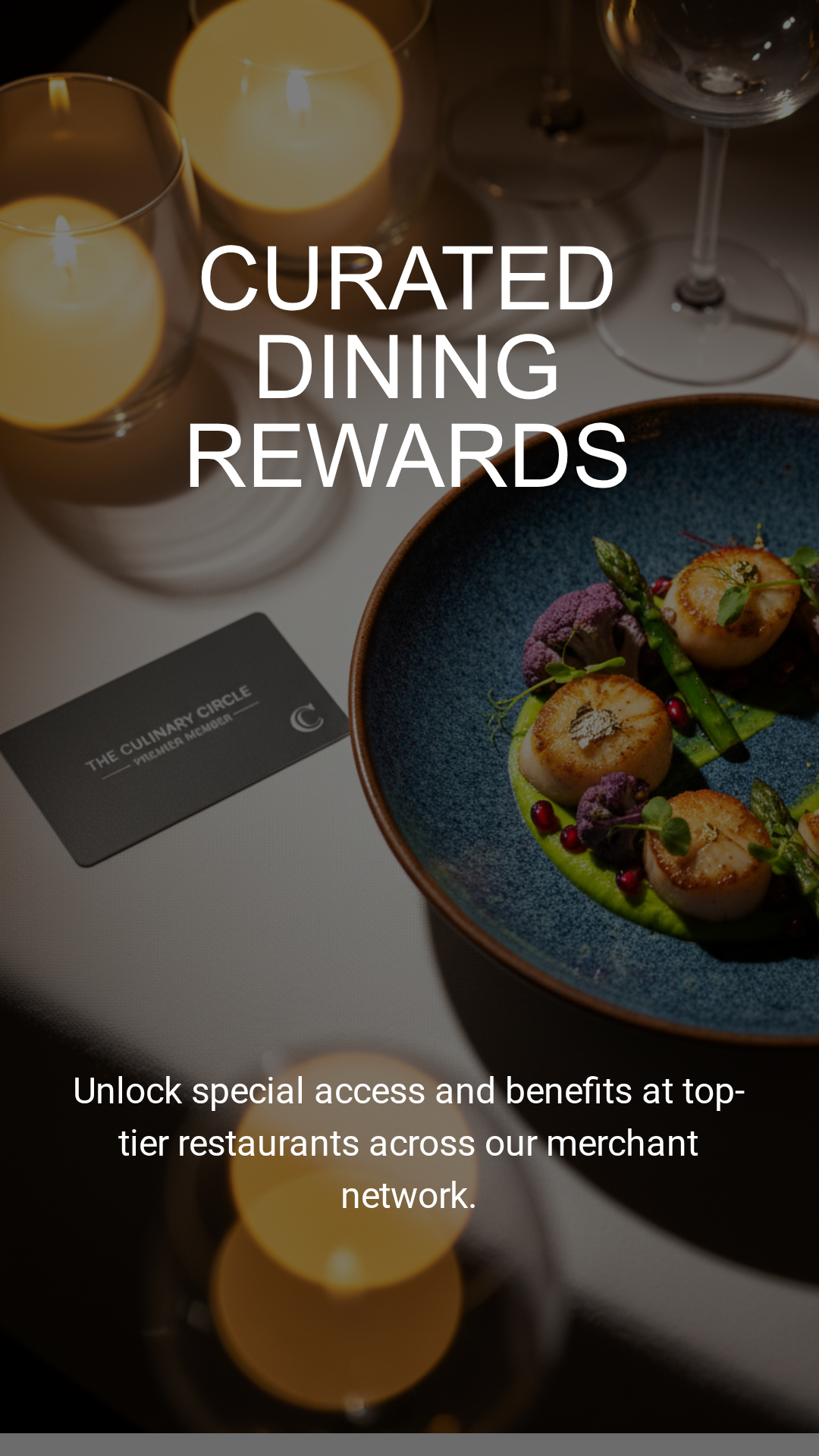 SickKids campaign poster: Curated Dining Rewards