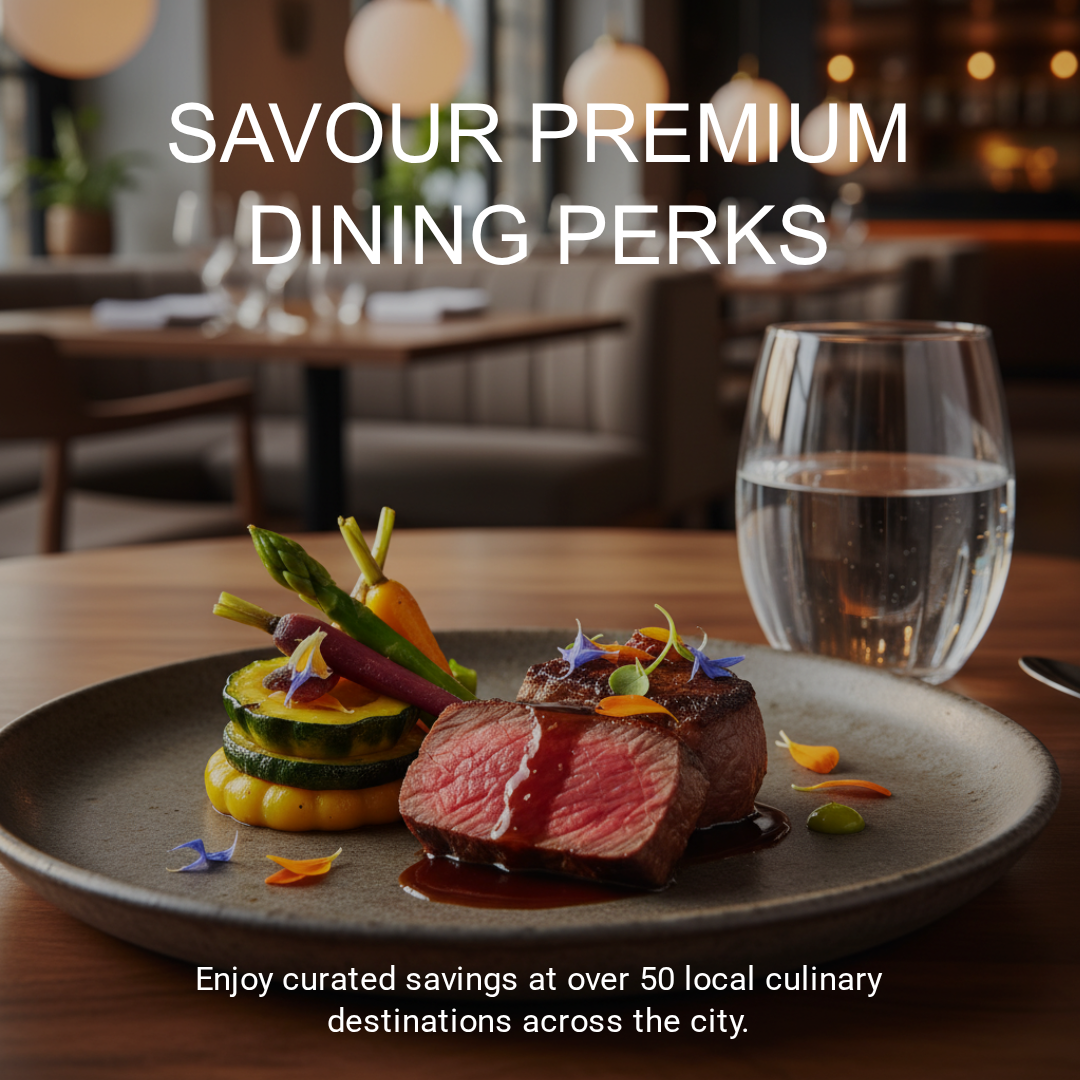 Instagram post: Savour Premium Dining Perks